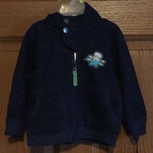 🐝 New Infant Bumblebee Toddler Boy’s Blue Hoodie